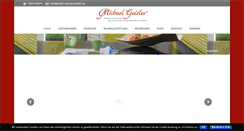 Desktop Screenshot of geisler-raumausstatter.de